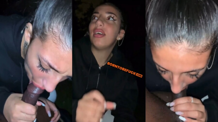 Lyna l'Algérienne Vide les Couilles de son Ami BBC dans un Parc Vidéo Porno Leaks Borntobefuck