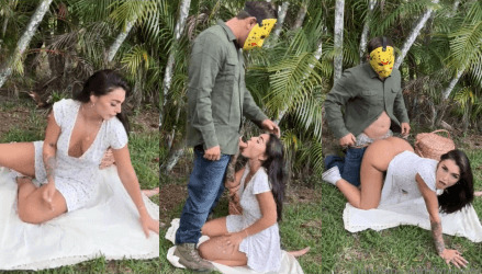 Emily Rinaudo Pique-Nique Extérieur Sextape Vidéo Leaked Borntobefuck