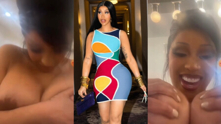 Cardi B Téton Dévoilé sur Livestream Nude Vidéo Leaks Borntobefuck