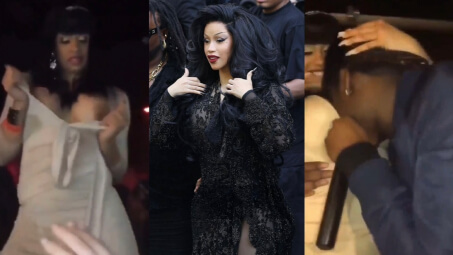 Cardi B Montre ses Seins dans une Boîte de Nuit Nude Vidéo Leaks Borntobefuck