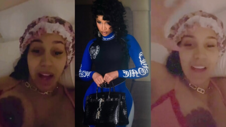 Cardi B Montre ses Énormes Aréoles de Tétons sur Insta Live Nude Vidéo Leaks Borntobefuck
