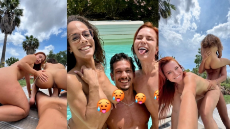 Diana Lawrence Sextape Trio avec Clemence Audiard et Joe Di Marco Vidéo Porno Leaks Borntobefuck