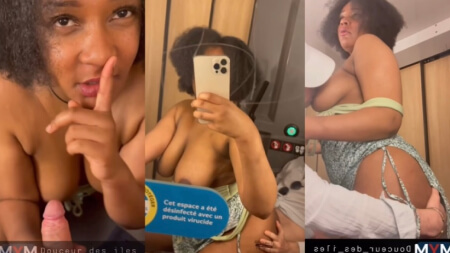 Douceur_des_iles BG Train Toilet Blowjob Sextape Vidéo Leaks Borntobefuck