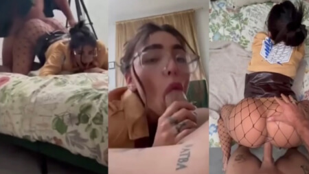Emily Rinaudo BG Attack on Titan Troops Sextape Vidéo Leaks Borntobefuck
