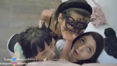 EnMarcheNoire Live Blowjob Foursome Porn avec Amani Louve Vidéo Leaks Borntobefuck