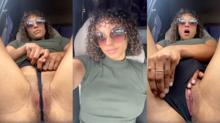 Lalymdl_ Masturbation Solo en Voiture Vidéo Leaks Borntobefuck