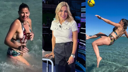 Laure Boulleau Nude Flashing Seins en Vacances Vidéo Leaks Borntobefuck