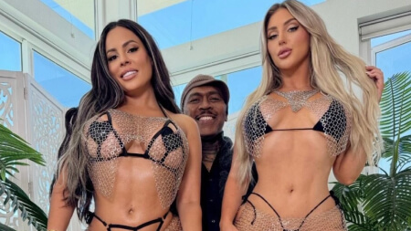 Luna Star et Kayley Gunner avec Dredd BBC Threesome Vidéo Porno Leaks Borntobefuck