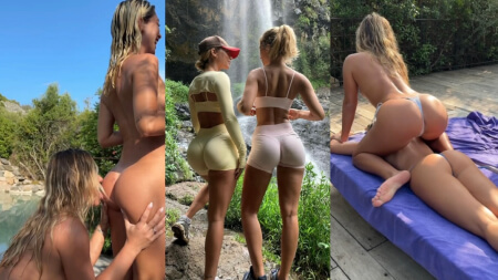 Mathilde Tantot GG Léchage de Cul avec sa Sœur Pauline Nude Vidéo Leaks Borntobefuck