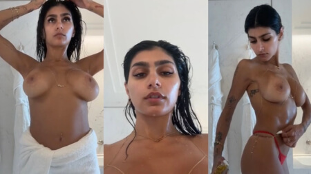 Mia Khalifa Routine Matinale Après la Douche Big Tits Nude Vidéo Porno Leaks Borntobefuck