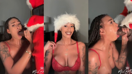 MissBNasty Rough Deepthroat à Black Santa Clauss Vidéo Porno Leaks Borntobefuck