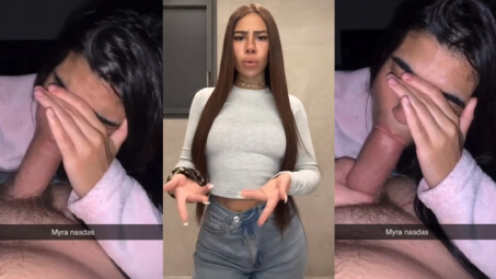 Myra Team Nasdas Suce une Énorme Bite POV Blowjob Vidéo Porno Leaks Borntobefuck