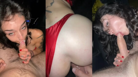 Snow DeVille BG Sexe dans la Voiture Vidéo Porno Leaks Borntobefuck